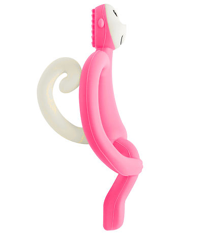 Matchstick Monkey Beißring - Monkey Zahnen - Pink