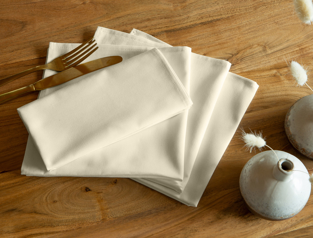 Lot de 4 serviettes de table-Couleurs de table