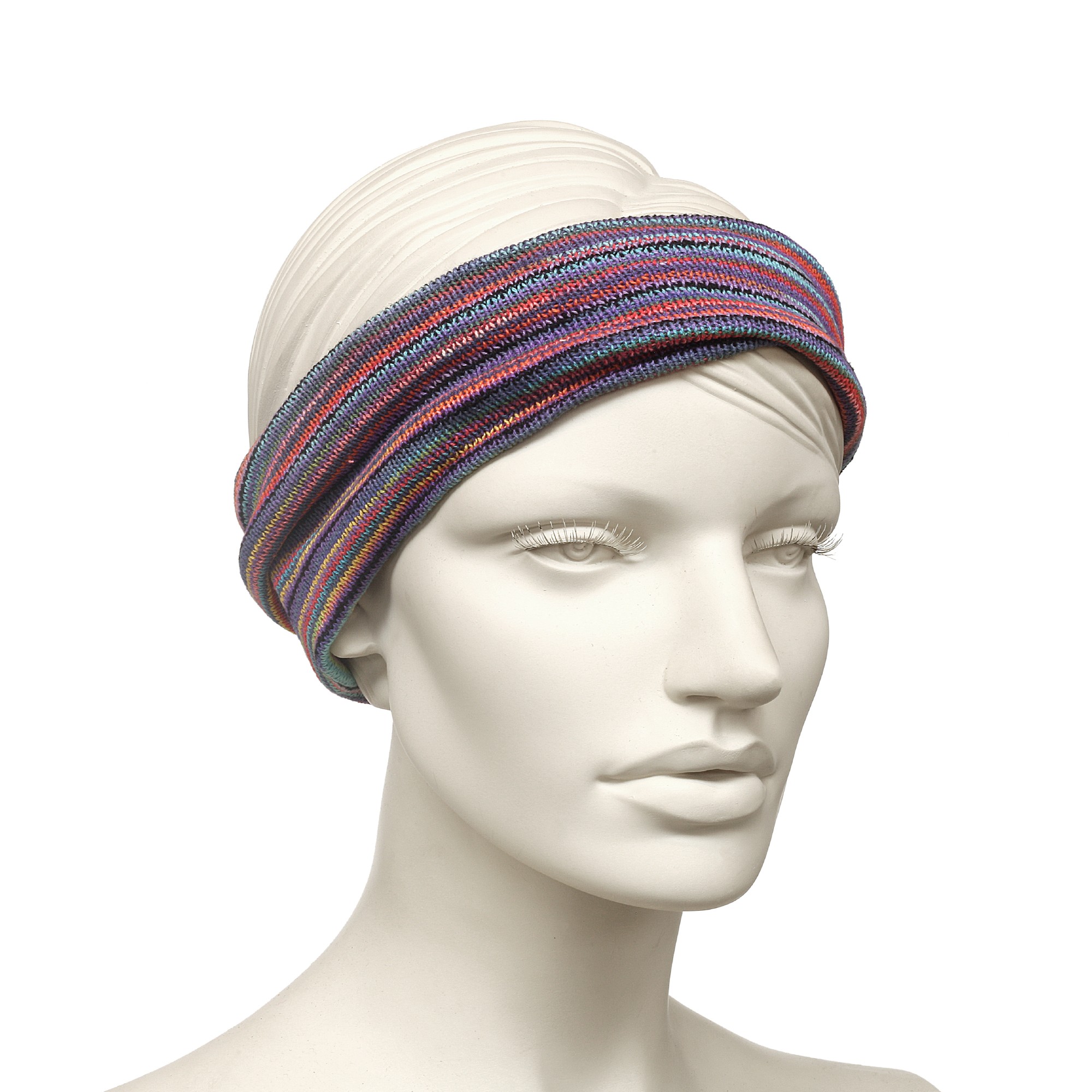 Stirnband, lila, multicolor, L 40 cm, H 8 cm günstig bestellen