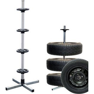 Porte-jantes/pneus de voiture, pour 4 pneus de 225 mm