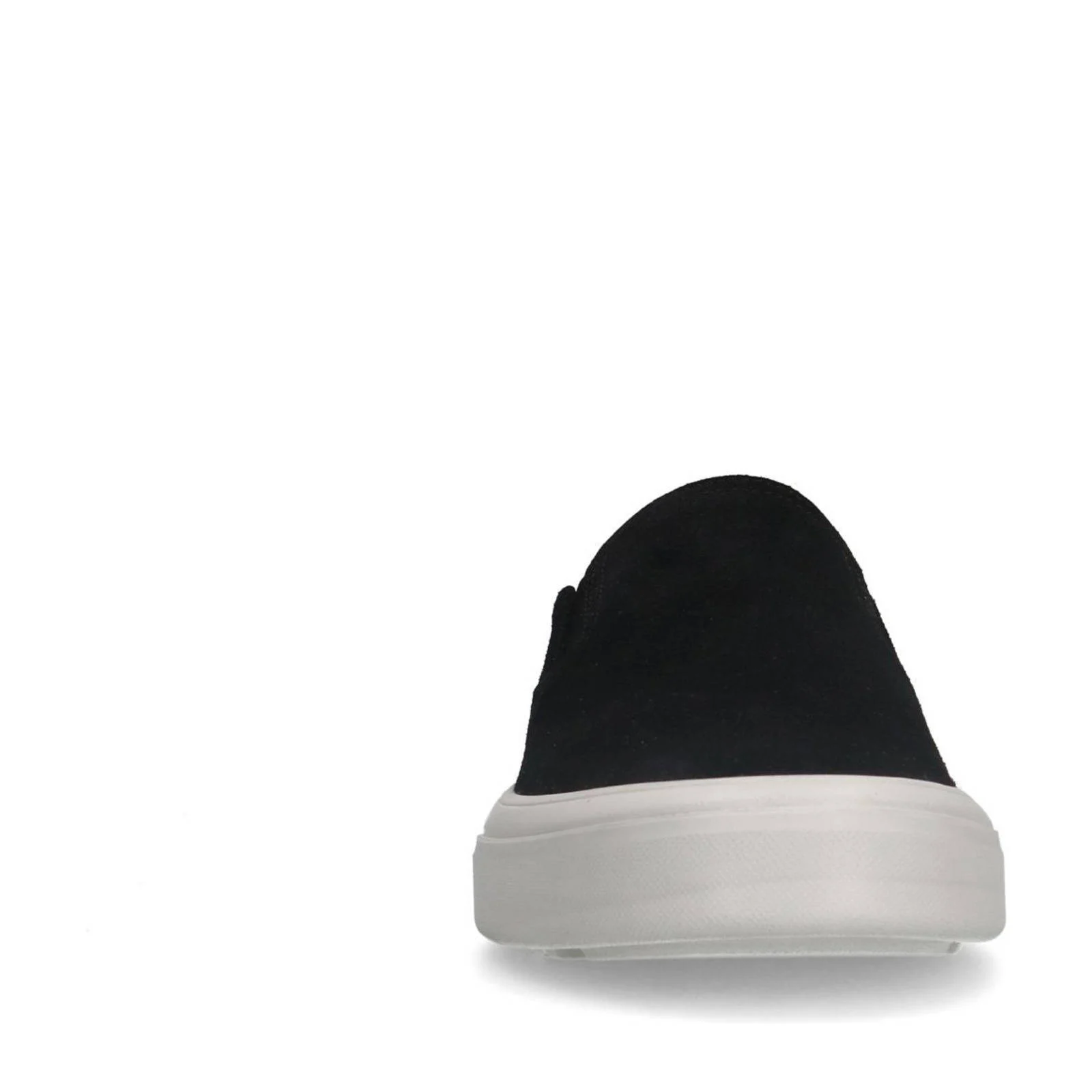 Manfield suède loafers zwart