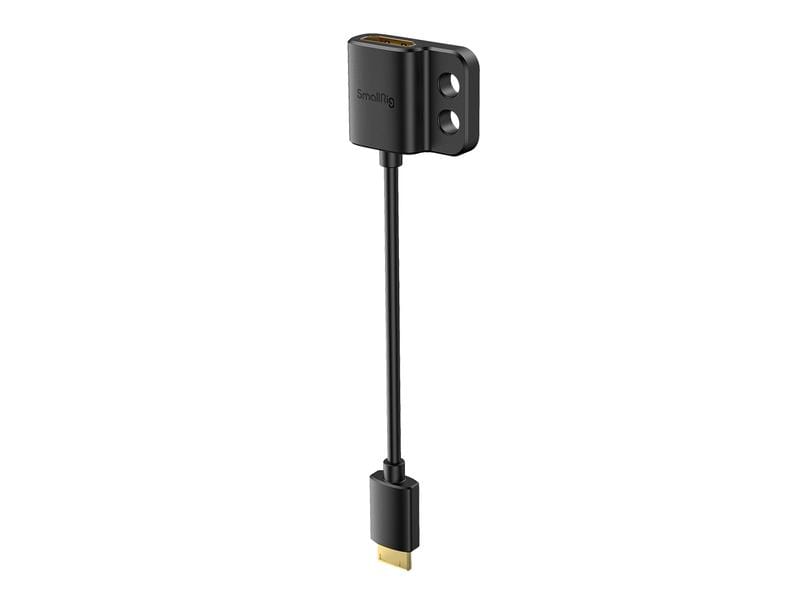 Smallrig Kabel Ultra Slim 4K HDMI Adapter (C to A) Hochwertiges 4K Adapterkabel für die Kameraeinrichtung