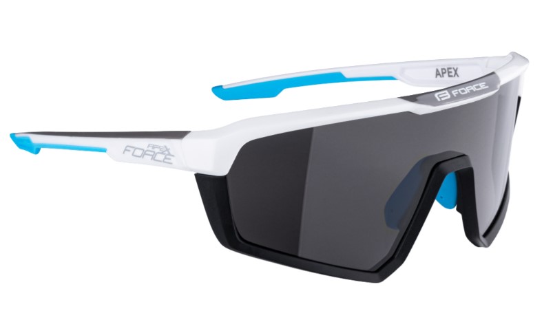Force Apex Cykelbriller Kontrast linse Hvid / Blå