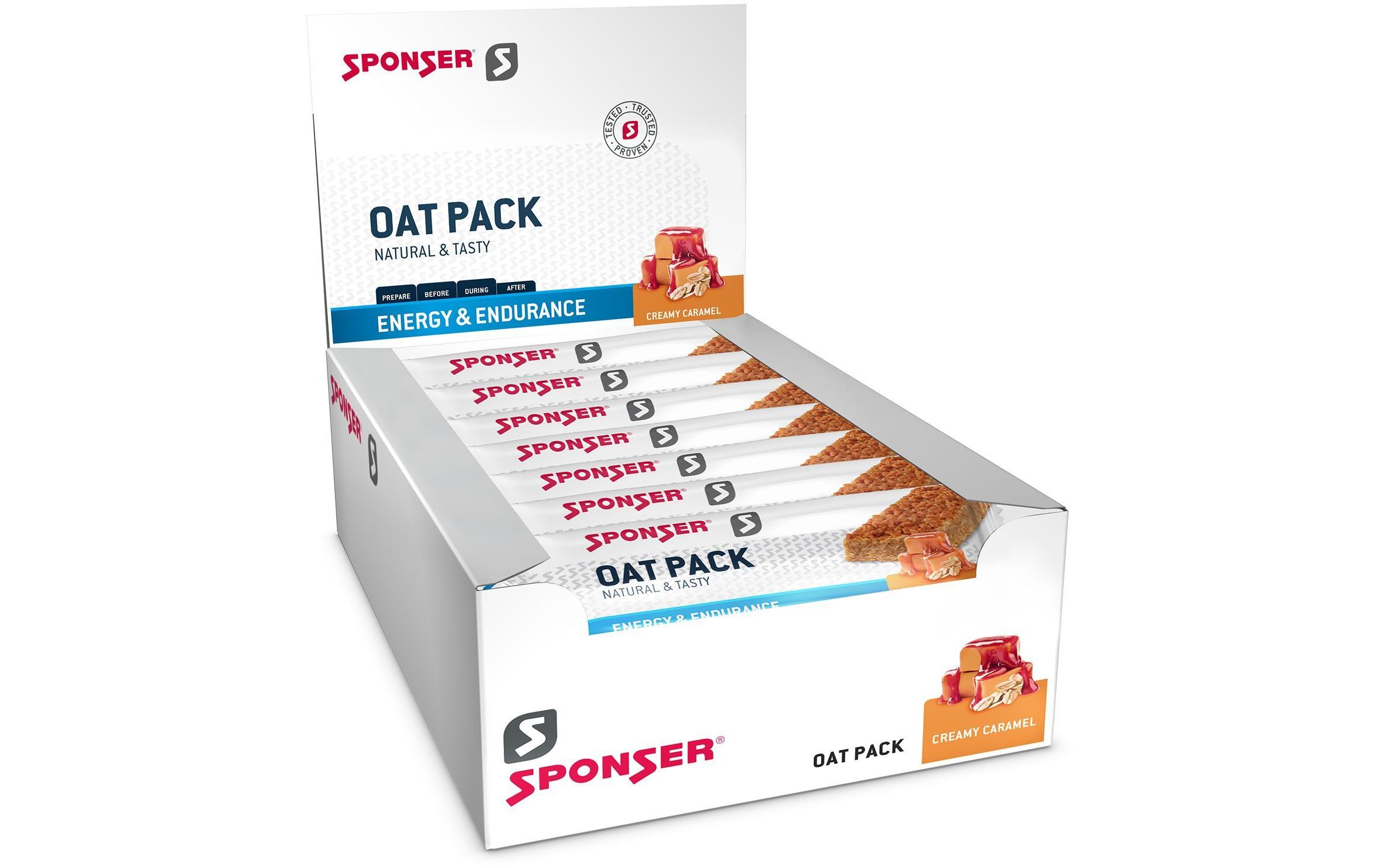 Riegel Oat Pack CaramelGeballte Energie aus Hafer