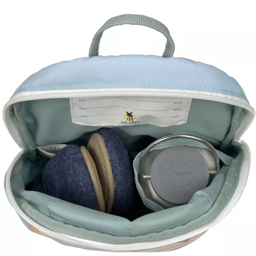 LÄSSIG Kindergartenrucksack Tiny Drivers - Ballon, Beige
