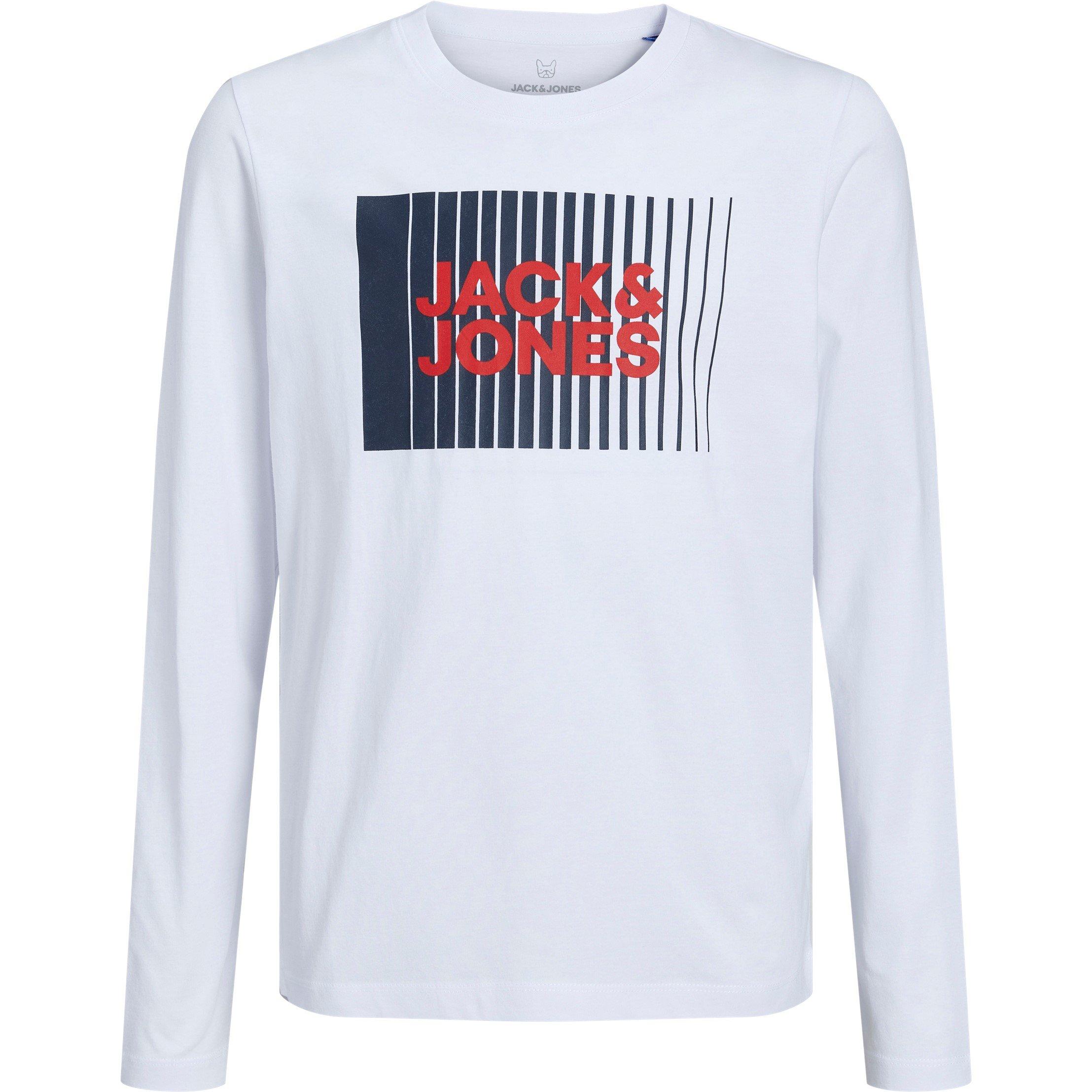 Jack and Jones J And J Logo Long Sleeve Tee Juniors
