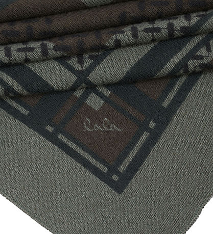 Lala Berlin Schal - 180 x 80 - Triangle Double Heritage - Leaf