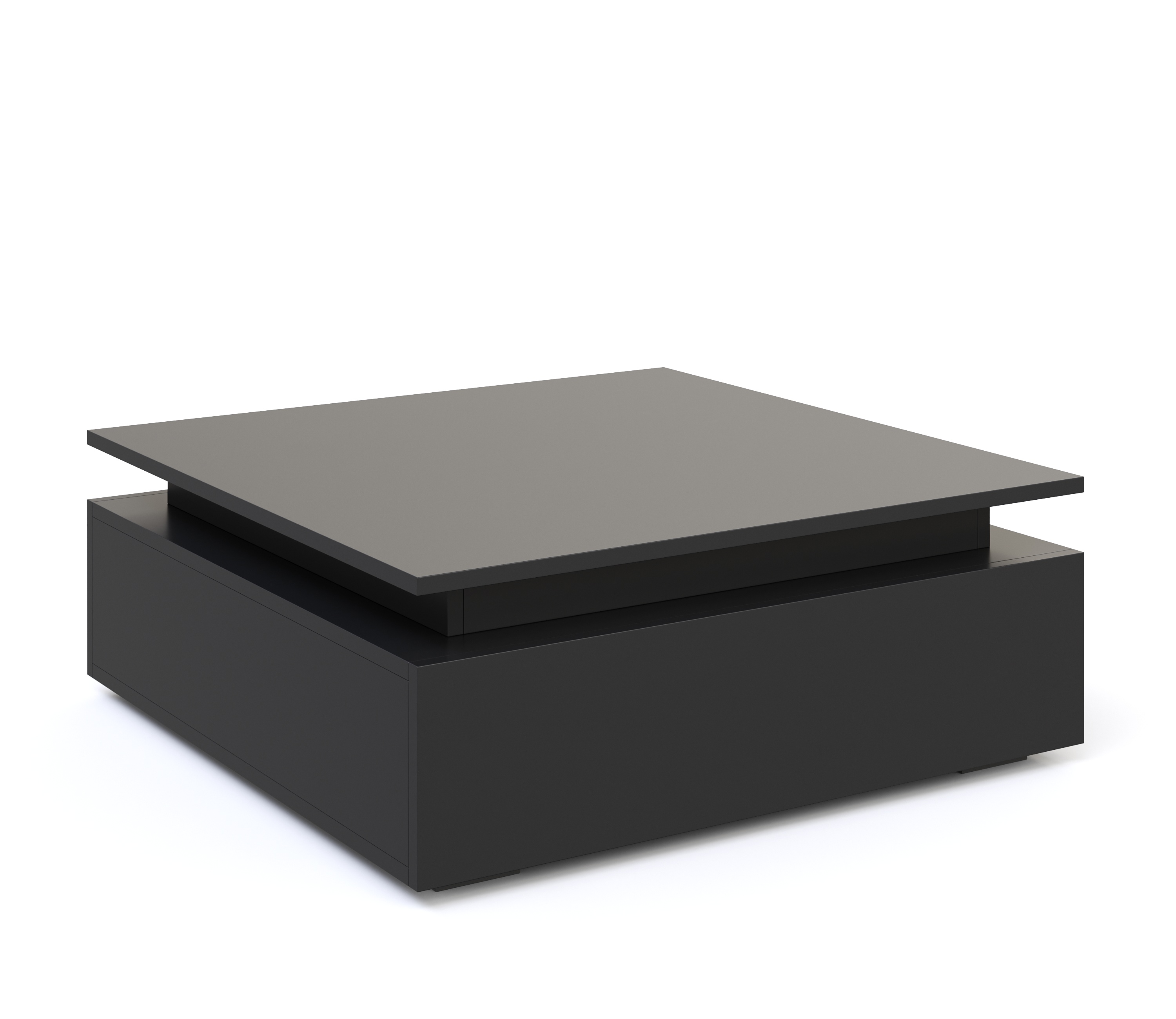 Beistelltisch LED MIRENA schwarz