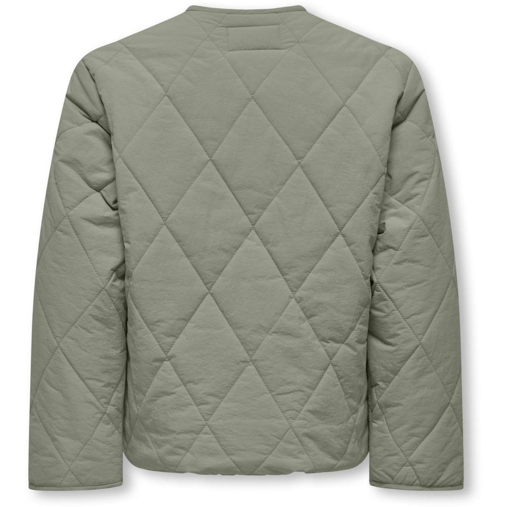 Køb kids ONLY Seagrass Kogrosalina Quiltet Jakke Vd Otw Noos