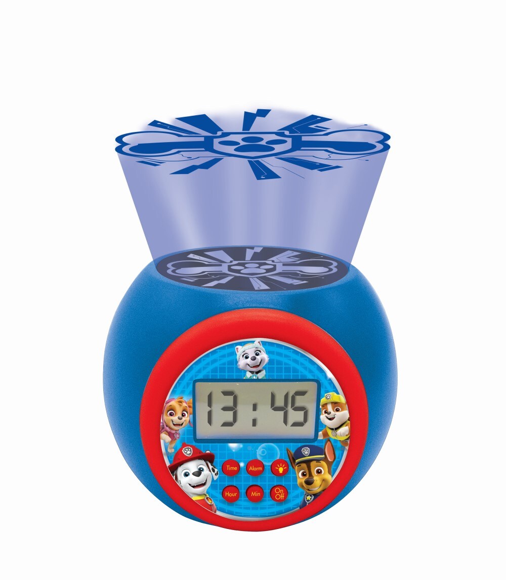 Paw Patrol Projektions Wecker mit LED Farbwechsel und Timer-Funktion