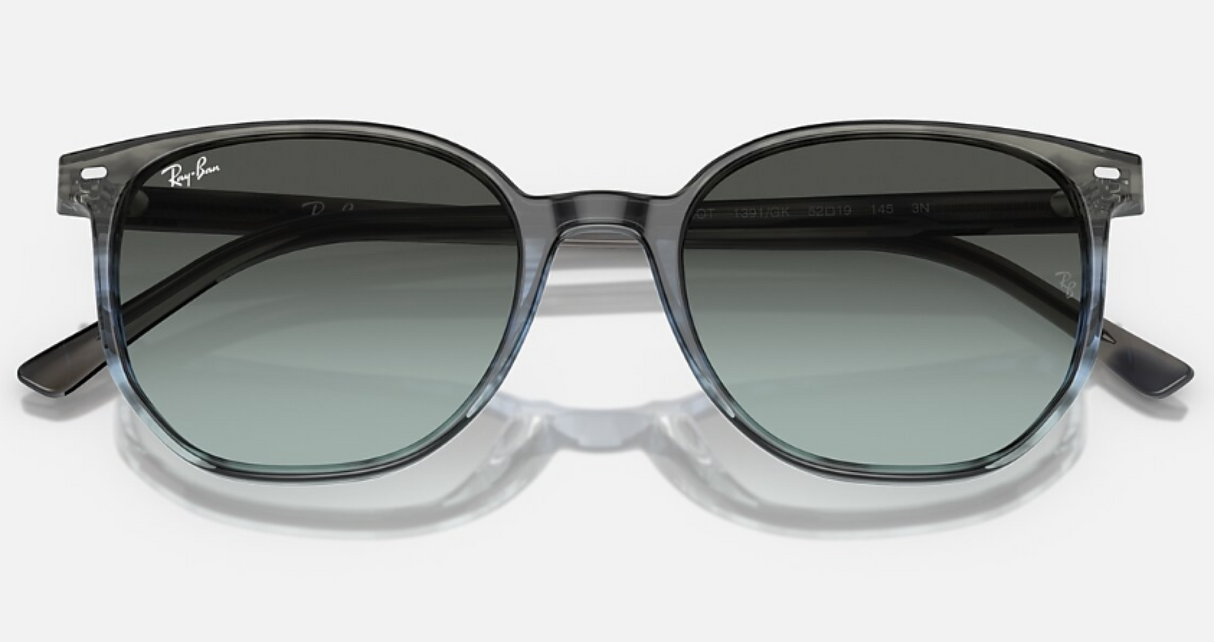 Ray-Ban<br>Elliot Striped Gray Gradient Blue