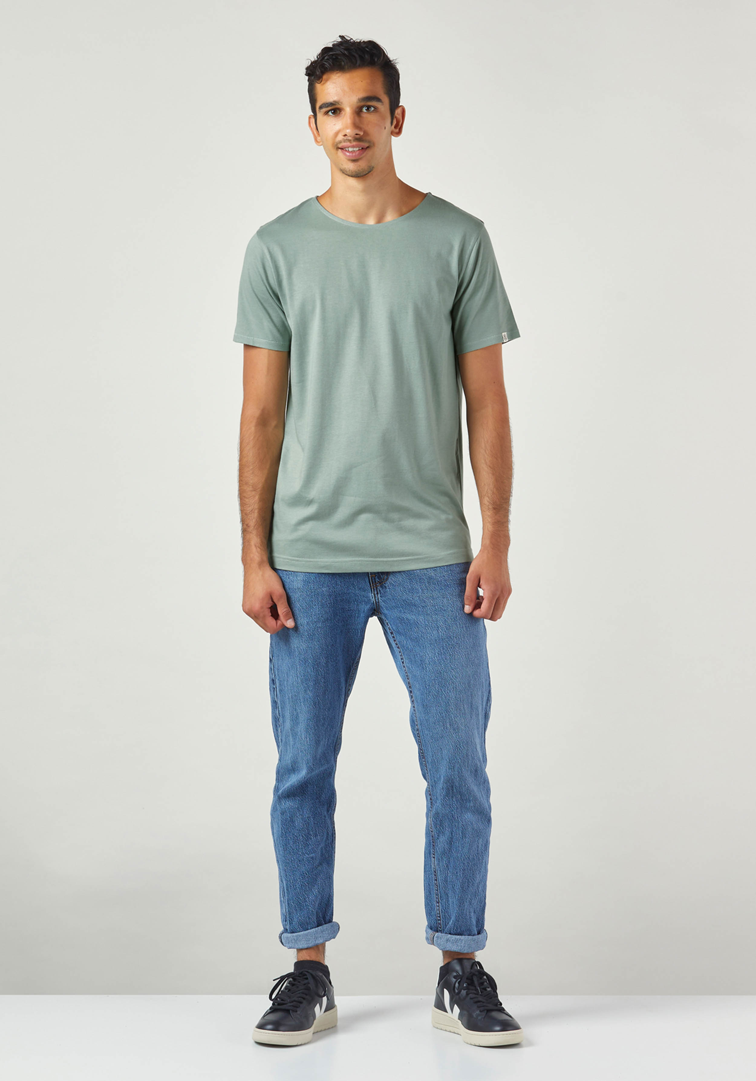 WE ARE ZRCL Herren-T-Shirt Loose Basic Light Green