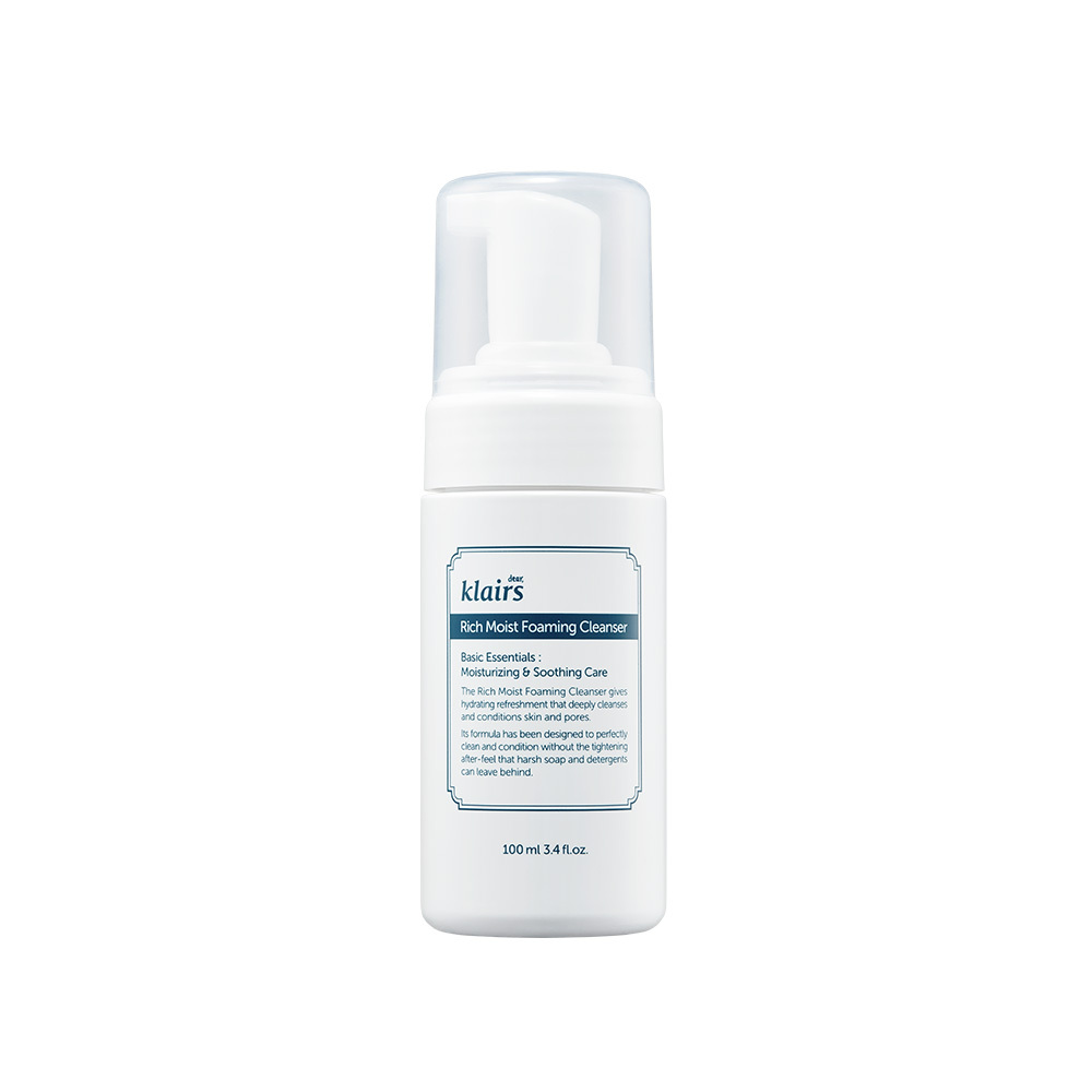 Dear, Klairs Rich Moist Foaming Cleanser 100 ml
