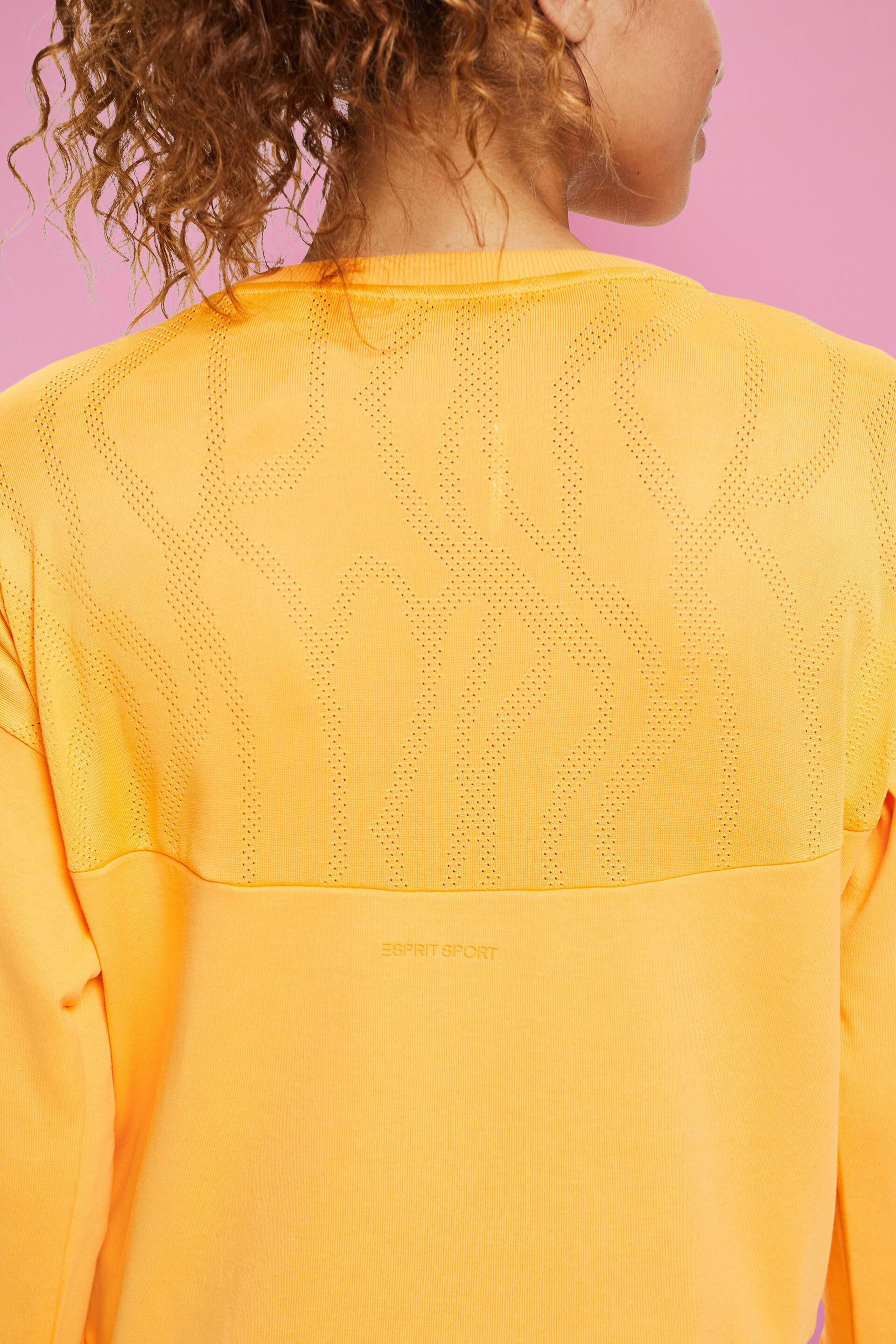 Sweat-shirt doté d’un empiècement respirant