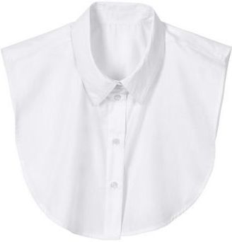 Kraagjes - Wit - 65% Polyester 35% Katoen - Mouwloos