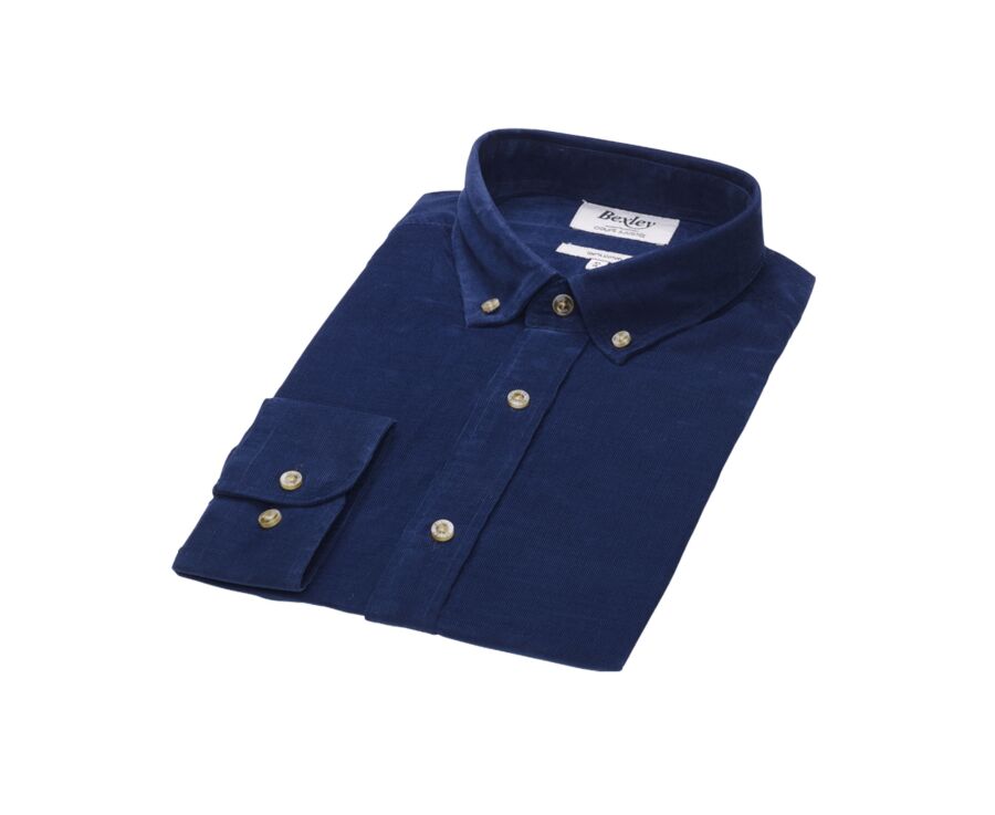 Chemise en velours Indigo - WAYNE