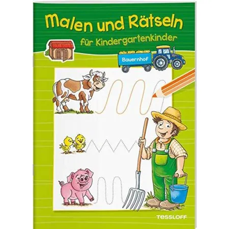 Tessloff Malen und Rätseln für Kindergartenkinder. Bauernhof
