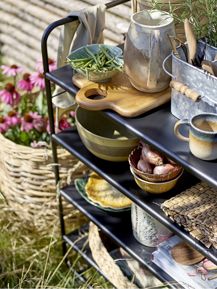 Bloomingville - Savanna Skål - Grøn - Stentøj