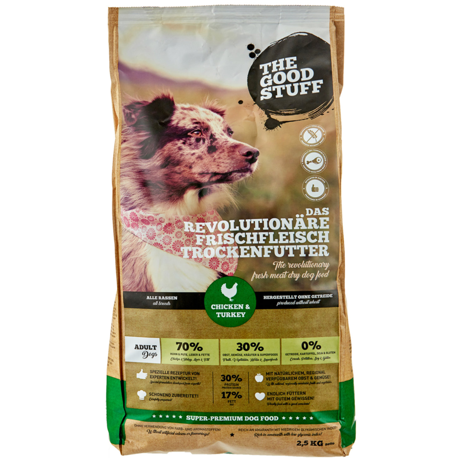 The Goodstuff Hundefutter Adult Chicken & Turkey