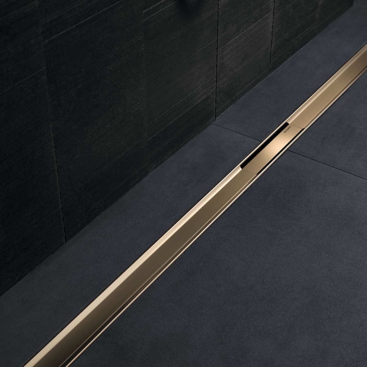 Geberit CleanLine80 douchegoot champagne 30-130cm verstelbaar