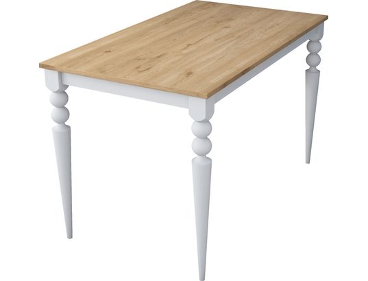 CONCEPT1 - Table JA104 - 2598 noyer blanc 120 x 70 x h73,8