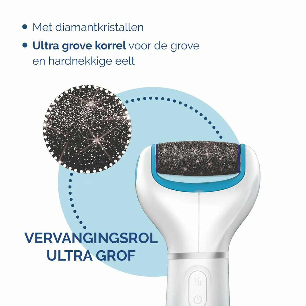 Scholl Velvet Smooth Elektrische Voetvijl Navulling Ultra Grof2 stuks