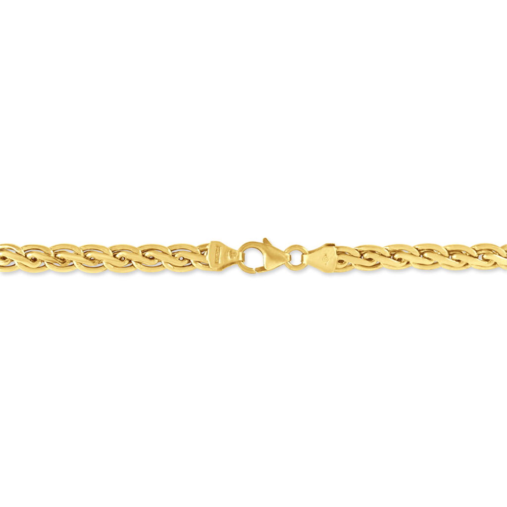 Bracelet Jany Maille Palmier Or Jaune