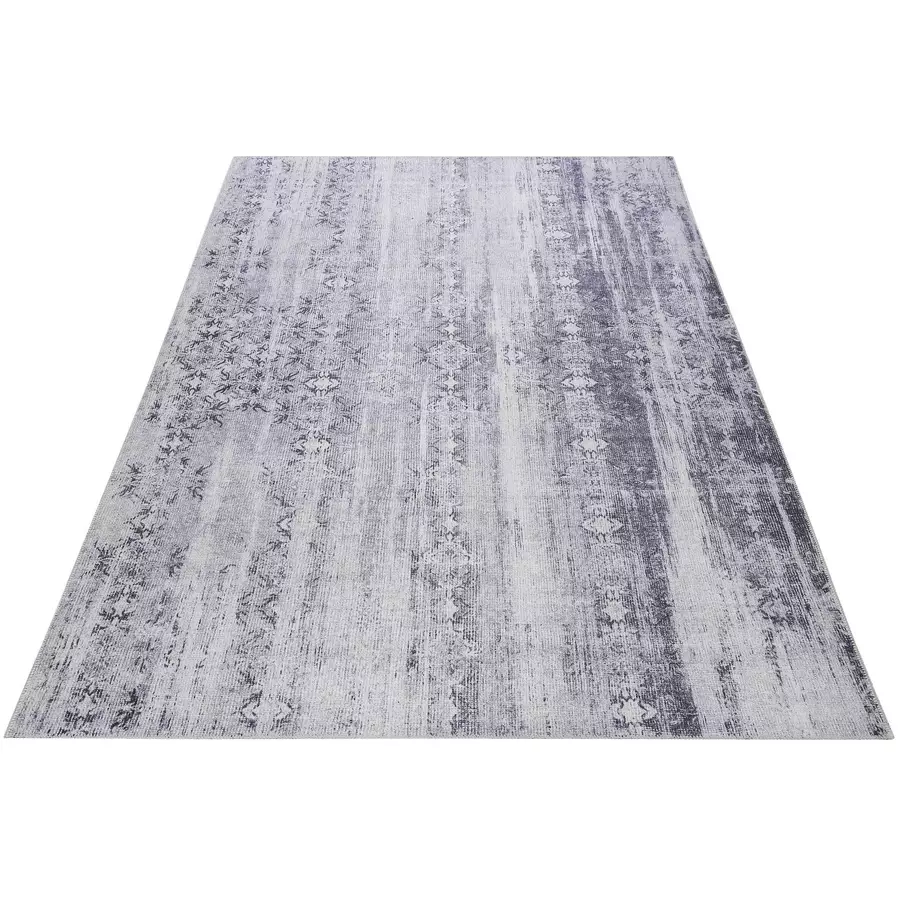 Wecon home Kurzflorteppich Alaska grau