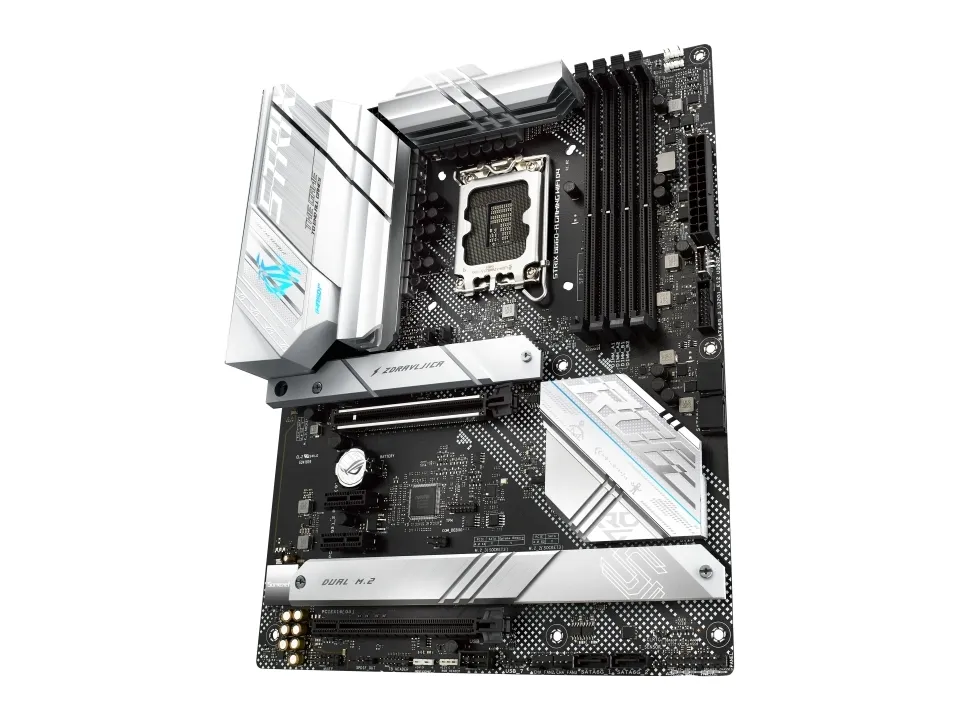 ASUS ROG STRIX B660-A GAMING WIFI D4 - Bundkort - ATX - LGA1700 sokkel - B660 Chipset - USB-C Gen 2x2, USB 3.2 Gen 1, USB-C Gen1, USB 3.2 Gen 2, USB-C Gen2 - 2.5 Gigabit LAN, Wi-Fi 6, Bluetooth - onboard grafik (CPU påkrævet) - HD Audio (8-kanaler)