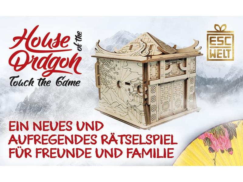 Escape Welt Rätselspiel House of the Dragon Ein spannendes Escape-Spiel als kompakte Puzzle-Box aus Holz