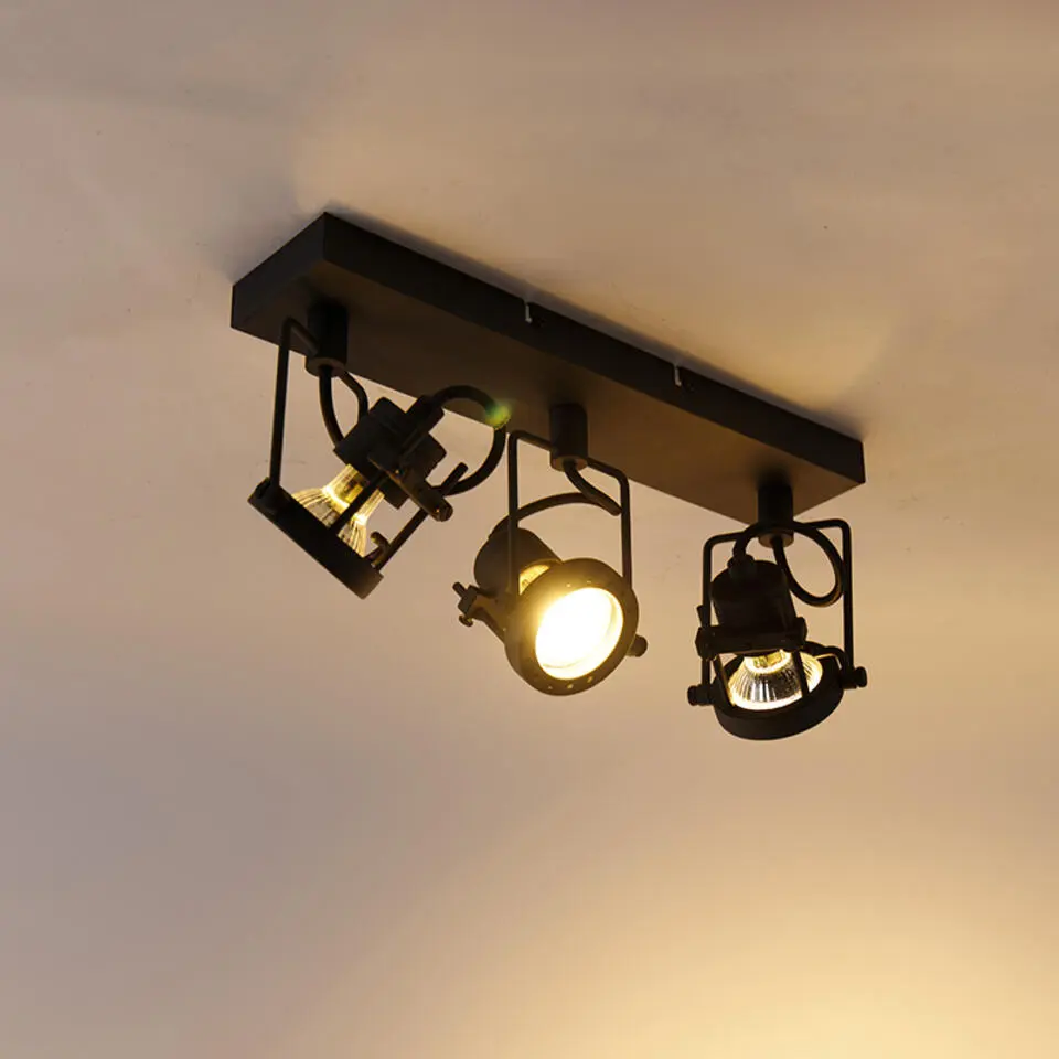 Qazqa opbouwspots suplux zwart gu10