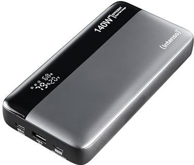 Intenso - HE25000 - Powerbank - Zwart - 25000 mAh - USB-A en USB-C