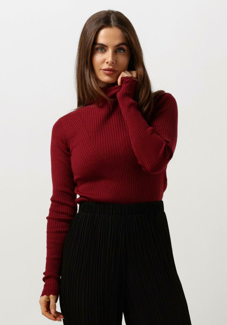 AAIKO rode aaiko  vida ruffle vis 301 sweaters
