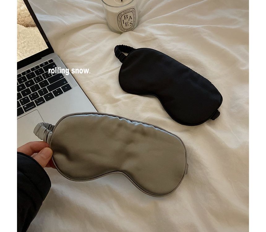 Masoom - Effen zijden slaapmasker voor de ogen