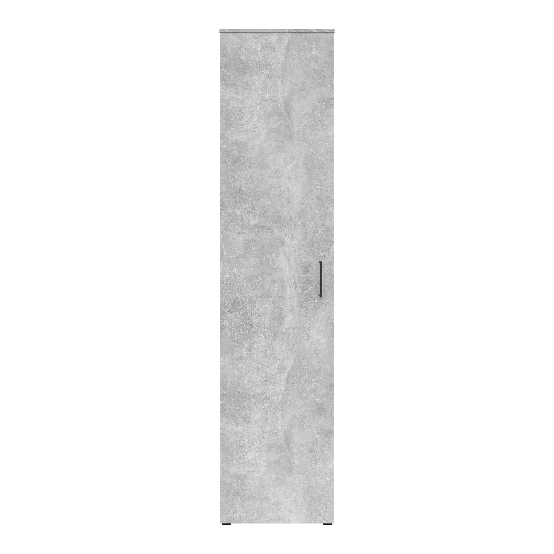 Drehtürenschrank - Betonoptik - Breite 45 cm