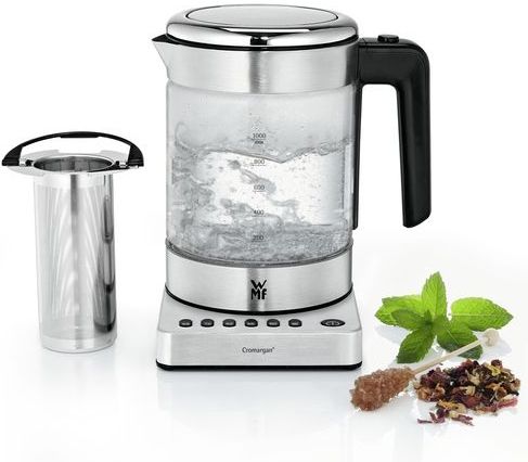 WMF KITCHENminis Thee- en Waterkoker - Glazen - 1 Liter - 1800 Watt