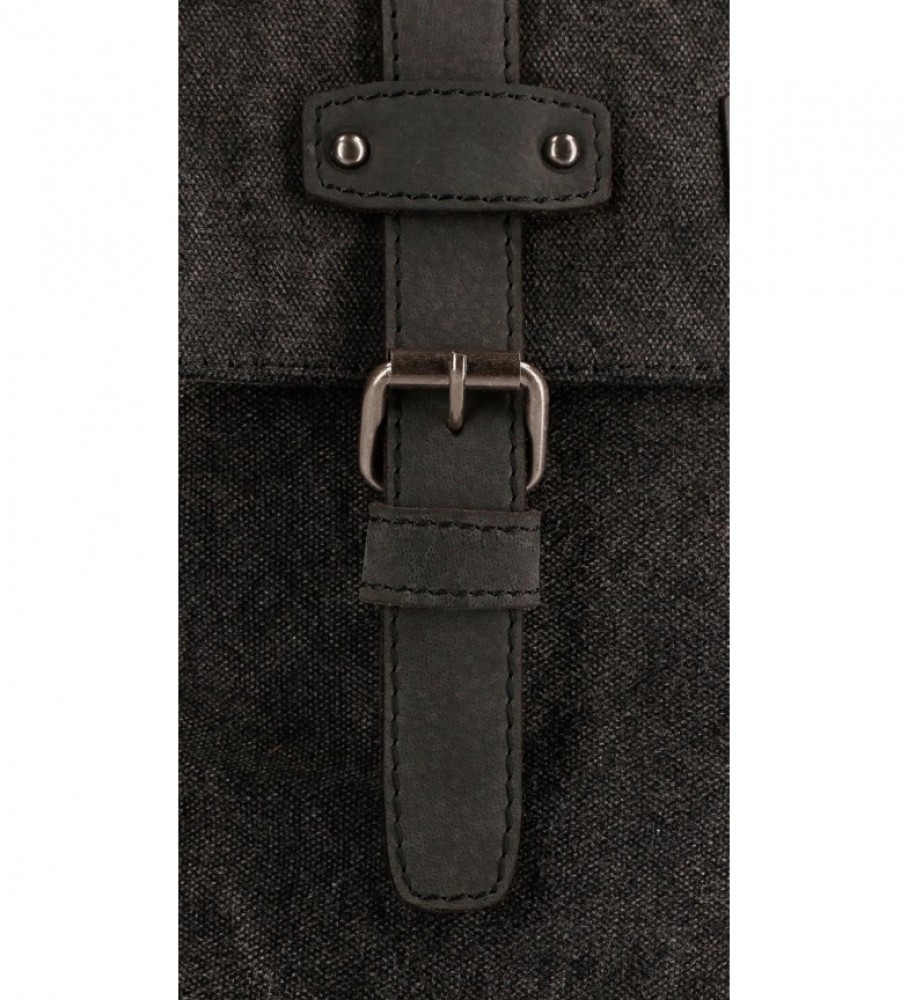 Pepe Jeans Mochila casual Jeans portaordenador adaptável a trolley negro