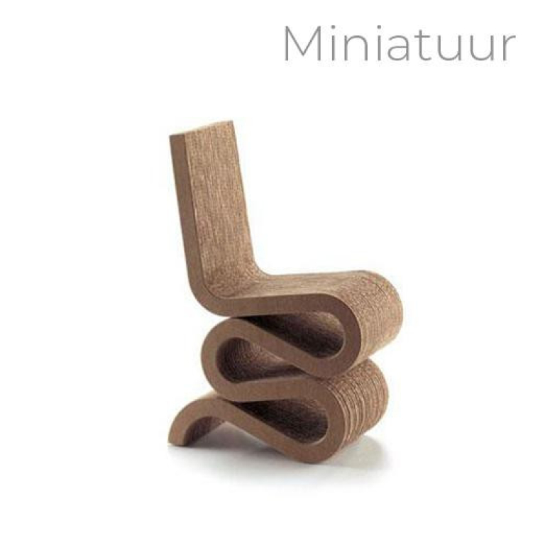 Vitra Wiggle Side Chair miniatuur