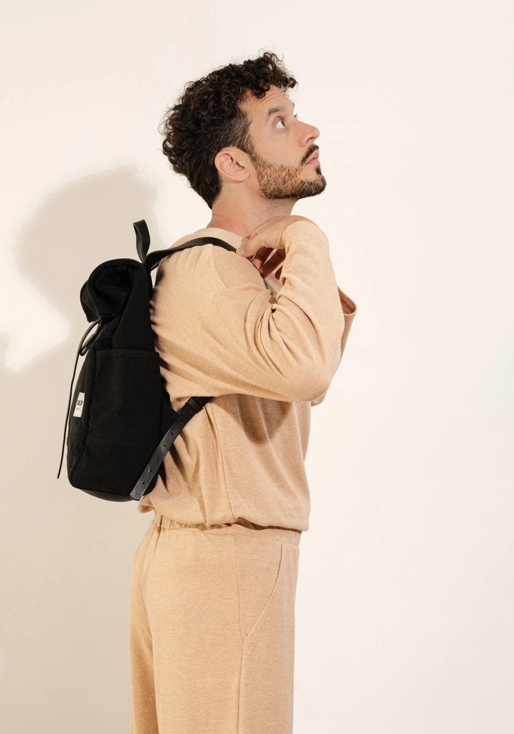 BADI Culture Roll-Over Rucksack Roll-Over Backpack Black