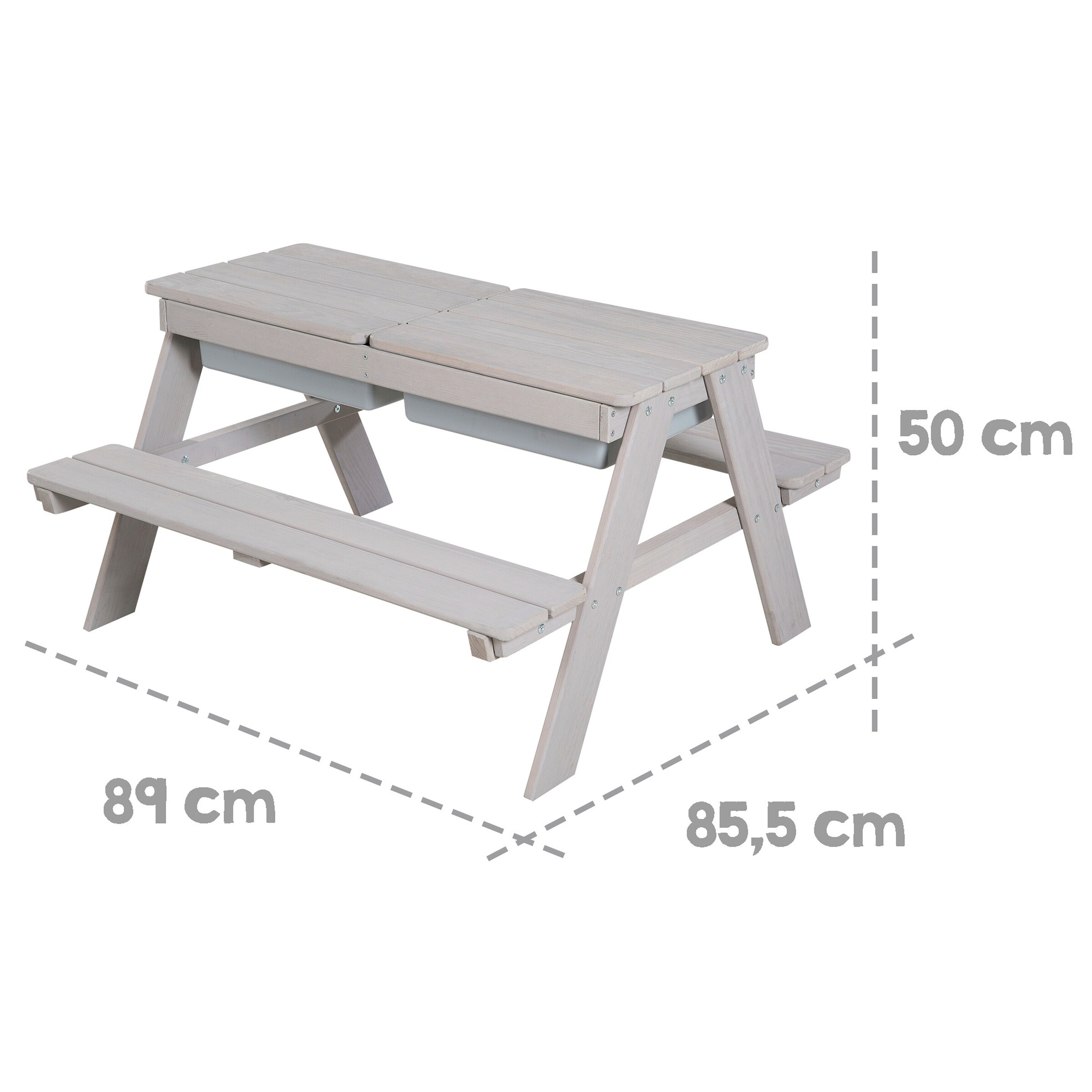 roba Kindersitzgarnitur Outdoor + mit Spielwannen und Bankkissen Little Stars