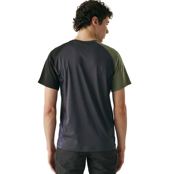 T-shirt randonnée REGATTA CORBALLIS ASH/ARGAVE GREEN/BLACK