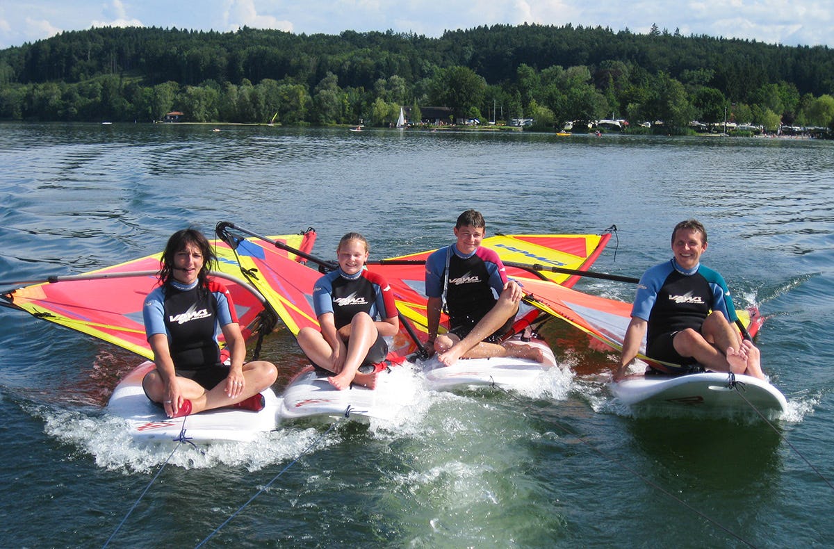 Schnupperkurs Windsurfen Waging am See