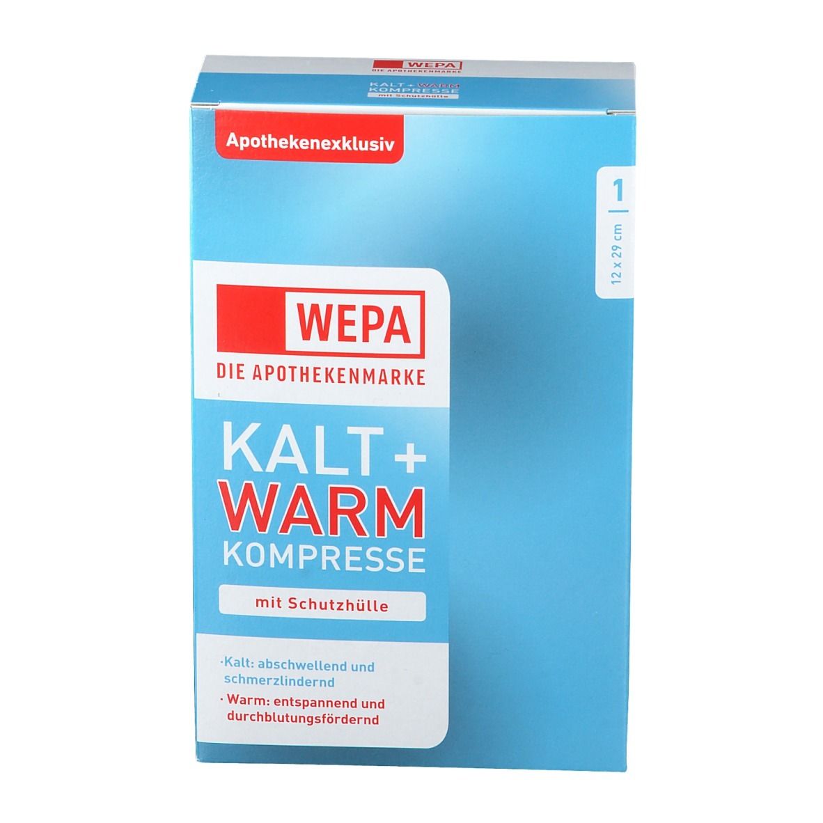WEPA Kalt und Warm Kompresse 12 x 29 cm