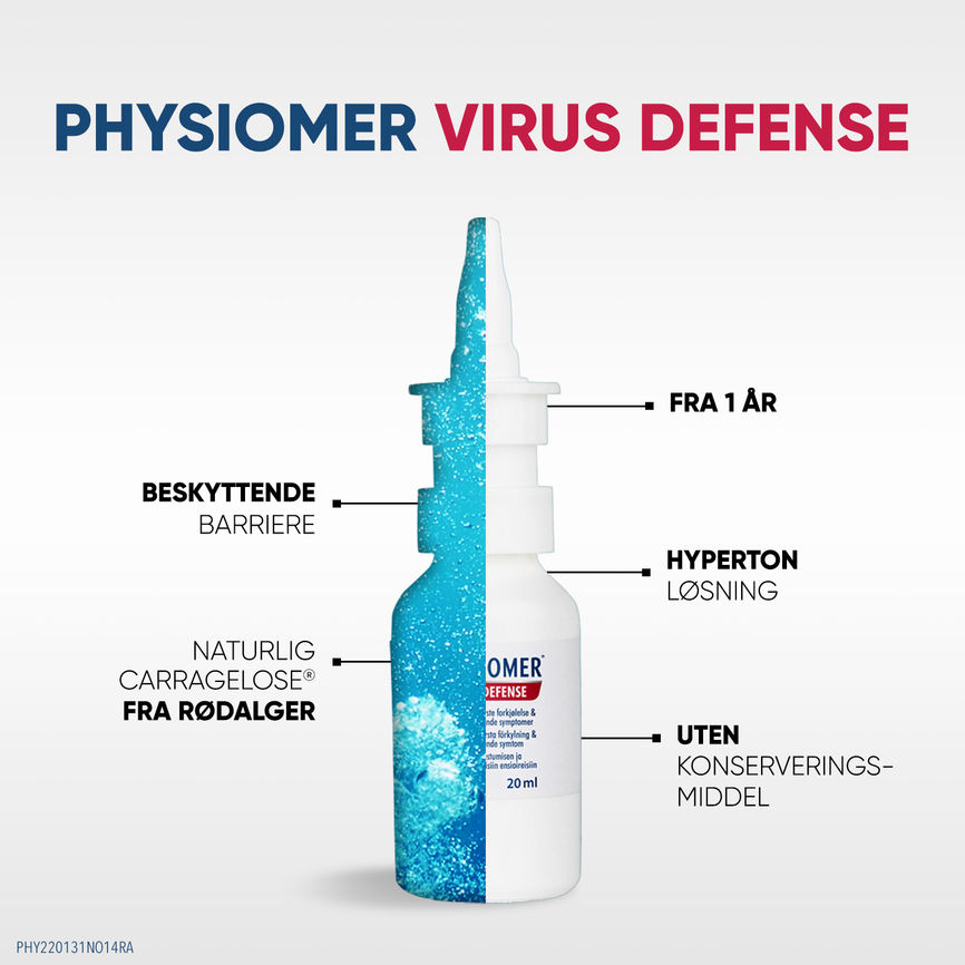 Physiomer Virus Defence nesespray 20 ml