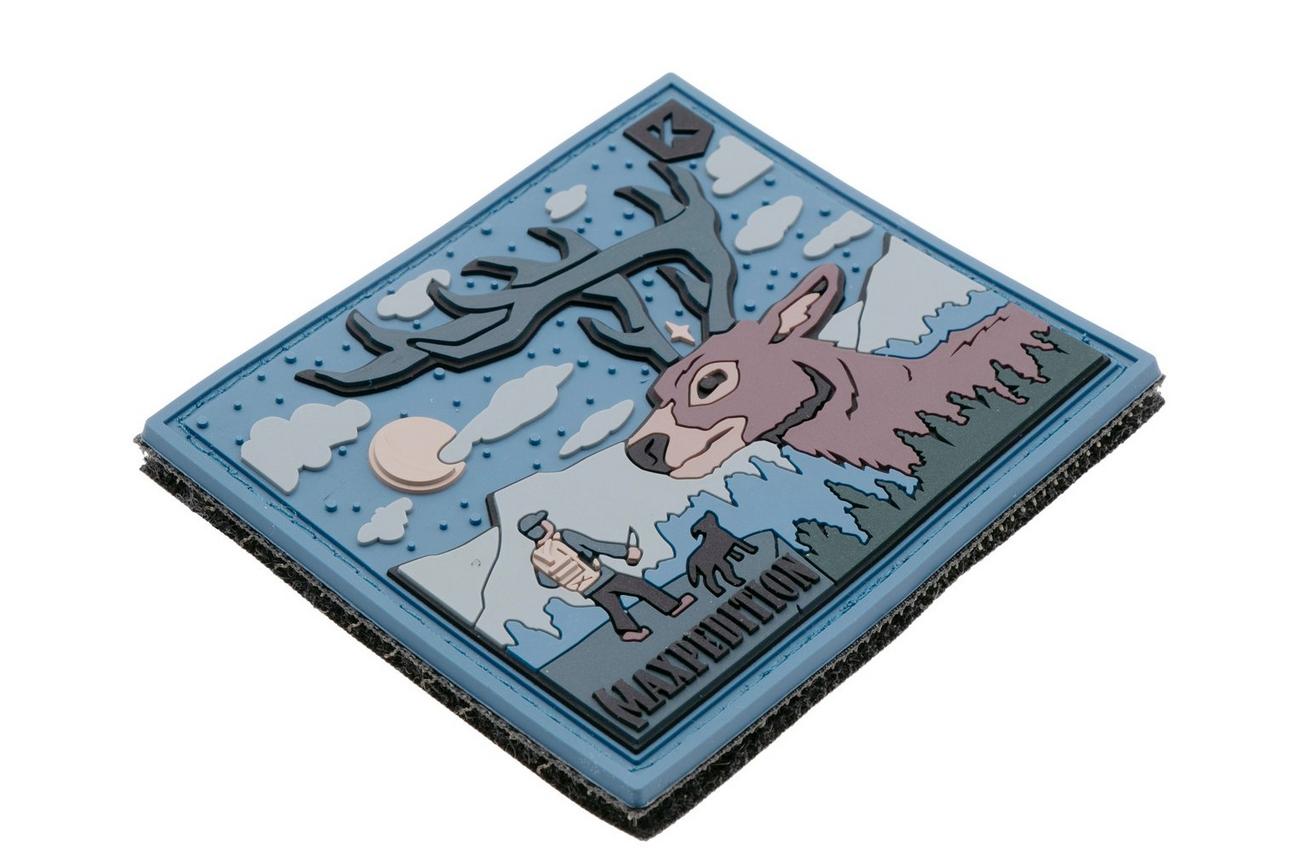 Maxpedition HBRTD Hubertus 3D Morale Patch FULL COLOUR, patch, Knivesandtools Exclusive