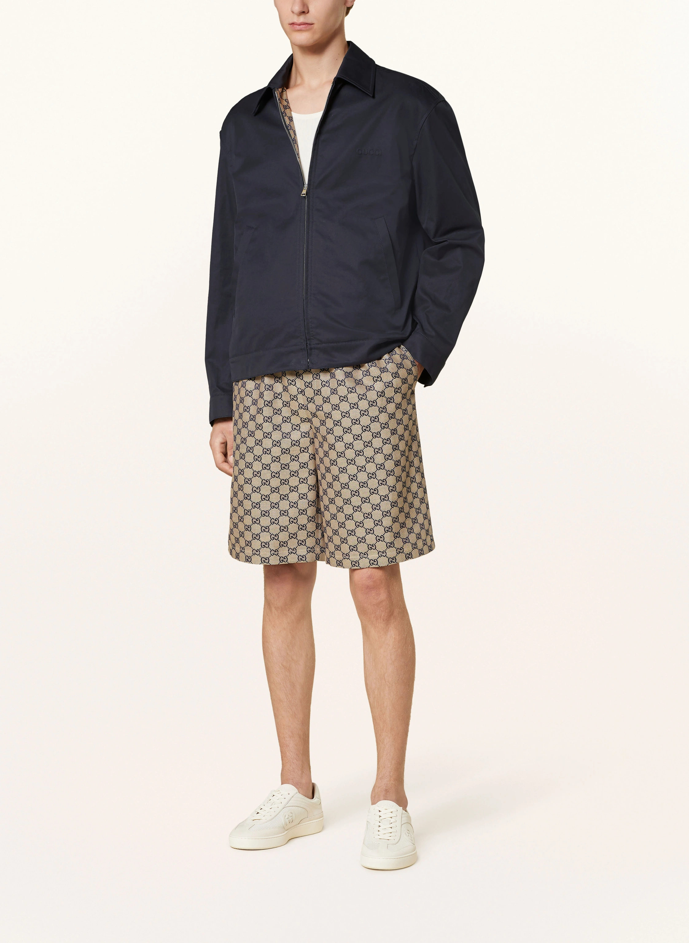 GUCCI Sweatshorts mit Leinen