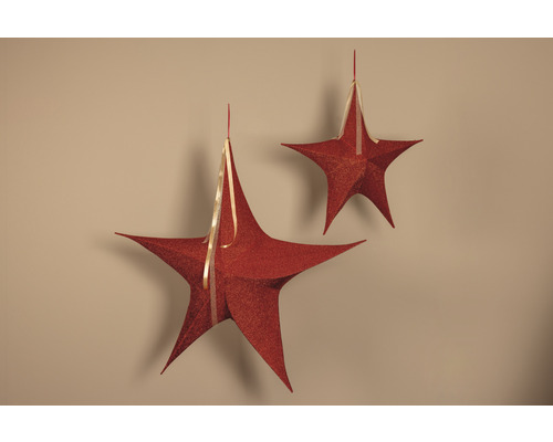 Decoratieve ster Ø 135 cm rood