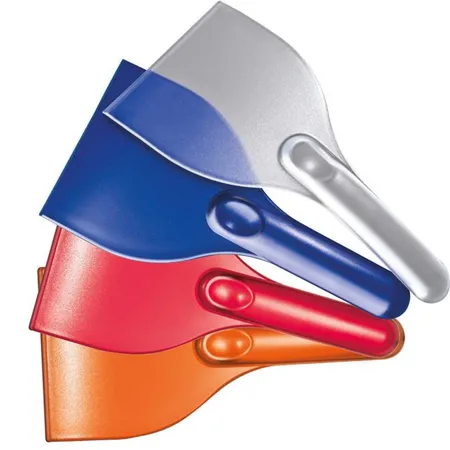 Macma Eiskratzer, 4 Stück je 1x gefrostet klar, orange, rot und blau