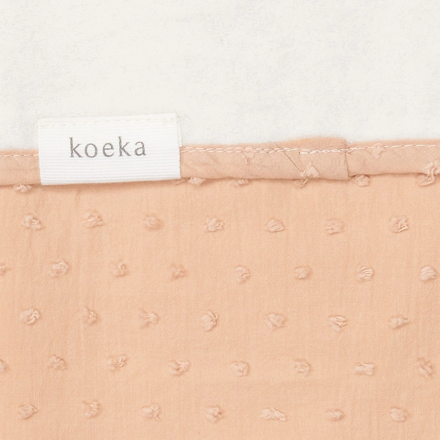 koeka Babydecke cotton Fleece Napa Hellbraun