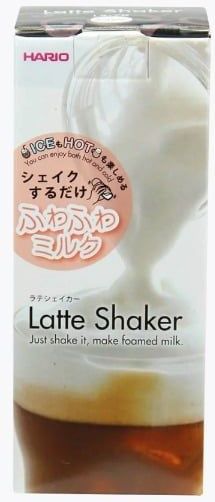 Hario - Latte Shaker - Melkopschuimer - Wit - Handmatig